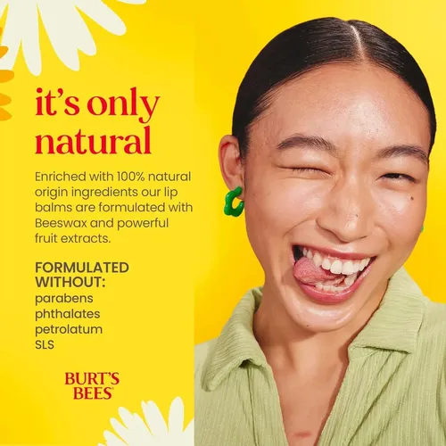 Bálsamo Labial Natural Burt’s Bees Cera De Abejas 4