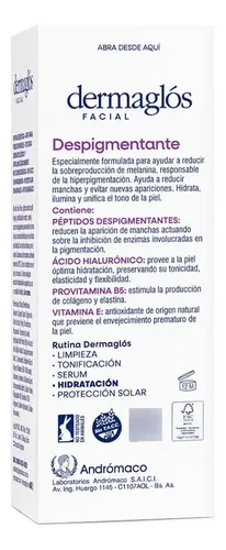 Dermaglós Facial Crema Gel Despigmentante Hidrata 50g