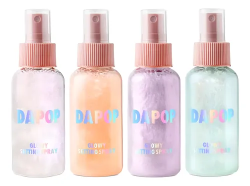 Fijador Con Brillo Glowy Setting Spray Dapop Tono 03