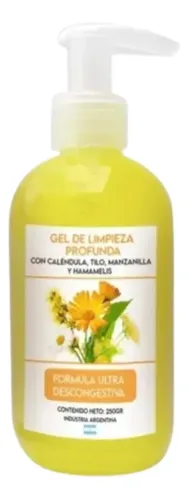 Gel De Limpieza Facial Tilo Manzanilla Y Caléndula 250 Ml