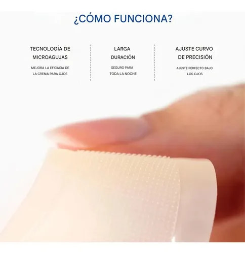 6 Parche Oculares De Microagujas Los Ojos Debajo Las Ojera