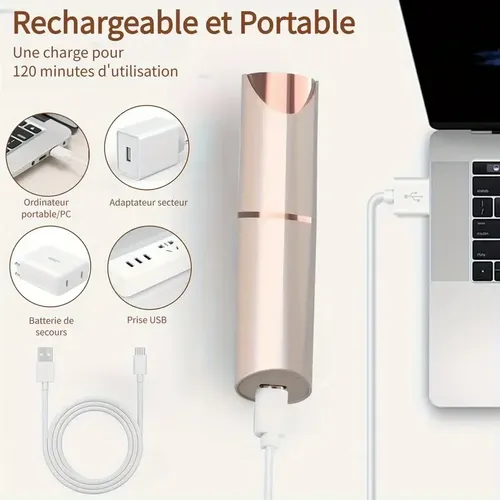 Depiladora Eléctrica Facial Y Cejas 2 En 1