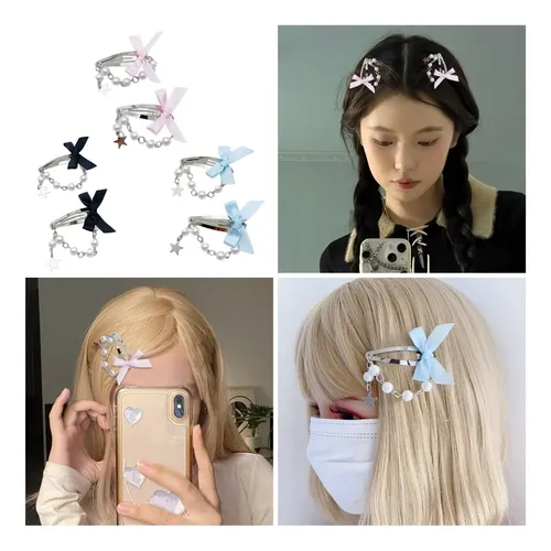 Broche De Pelo Con Cadena Decorativa Y Bonito Diseño