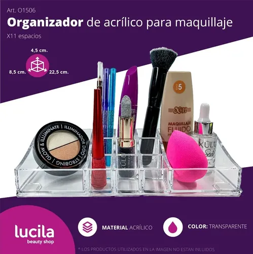 Organizador De Acrílico Para Maquillaje Cosméticos O1094