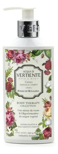 Vertiente Crema De Manos Y Cuerpo Body Therapy X190ml