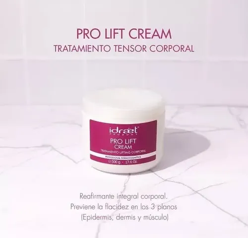 Pro Lift Cream Idraet Tensora Corporal 500gr. Reafirmante.