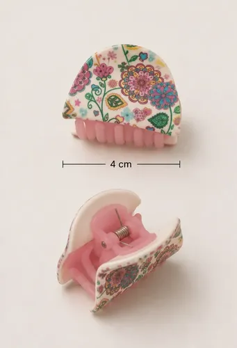 Broche Pinza Piraña P/ Pelo Estampado X Mayor X 12 Unidades.