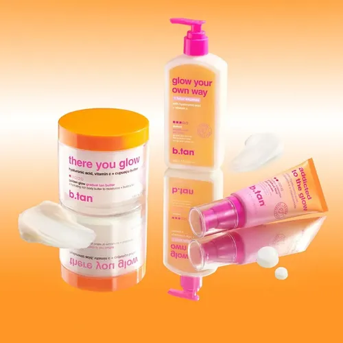 Crema Bronceadora Facial B.tan Addicted To The Glow Con Vita