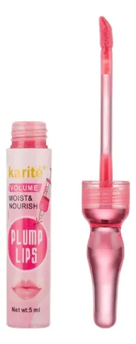 Labial Voluminizador Karite Color + Volumen Rosa Plump Lips Color Rosa Claro