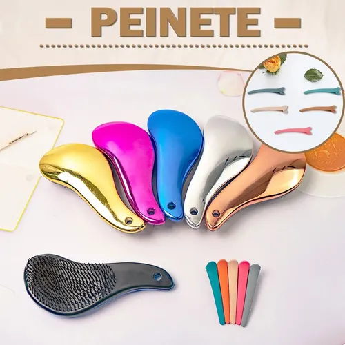W 10pcs Cepillo Para Extensiones Cabello Peine Para *