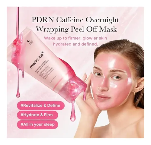 Medicube Mascarilla Nocturna Pdrn Cafeína 75ml Coreana