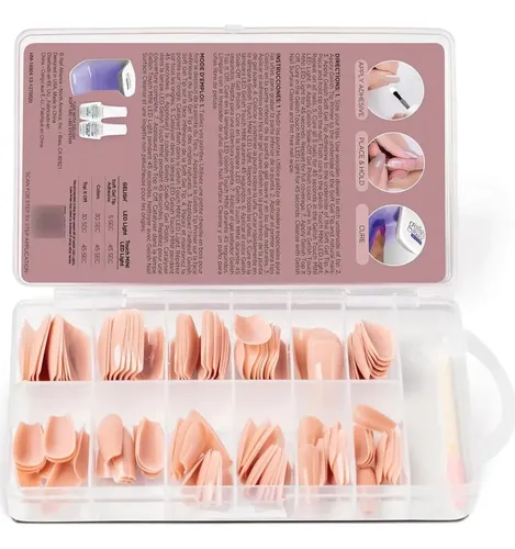 Uñas Postizas Gelish Nude Soft Gel 120
