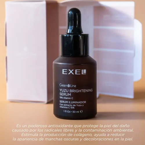 Exel Green Line Dermo Vegan Skincare Serum Iluminador 30ml