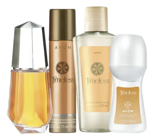 Set X 4 Timeless 50ml Perfume Femenino Avon Volumen De La Unidad 50 Ml