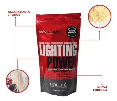 Polvo Decolorante Lighting Power Fidelite X700gr