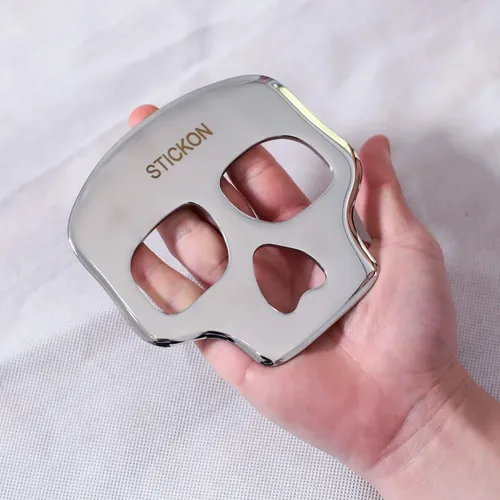 Herramienta Masajeadora Stickon Gua Sha De Acero Inoxidable