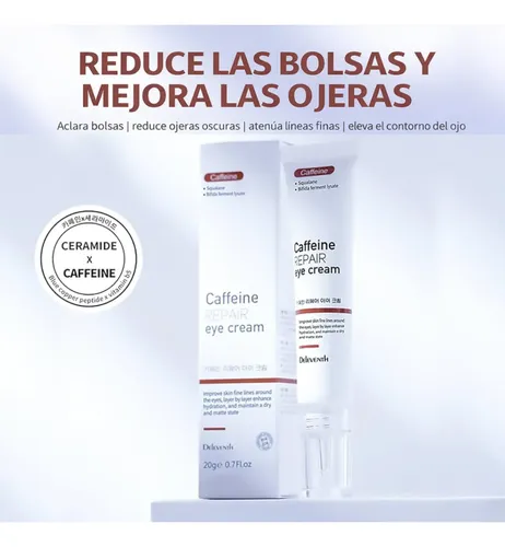 Bolsas Deleventh Contorno Ojos Crema Cafeina Antiedad Pro X2