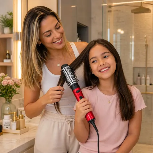 Cepillo Secador Giratorio 3 En 1 1200 W Bivolt