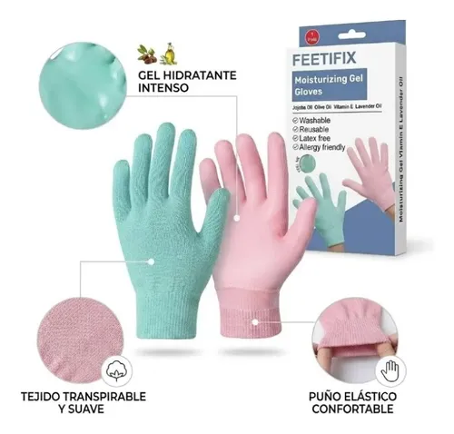 Guantes De Gel Spa Hidratantes Repara Piel Seca Aclarante