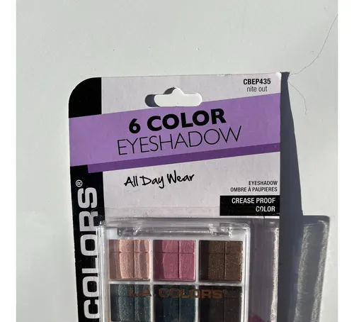 Paleta Sombras L.a Colors 6 Eyeshadow All Day Wear Nite Out