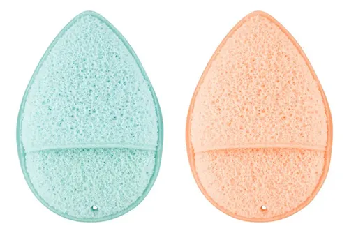 Esponjas Faciales 2pcs Forma De Gota Para Limpieza