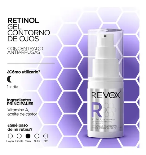 Revox B77 Gel Facial · Retinol Contorno Ojos Bolsas Y Ojeras