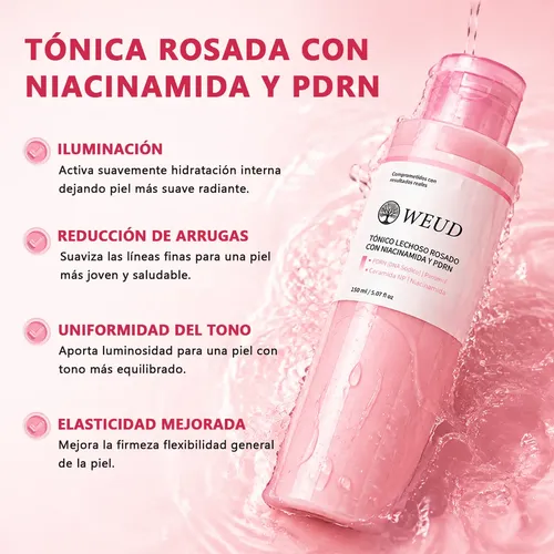Kit Facial Coreano Firmeza Luminosidad Colágeno Pdrn Weud