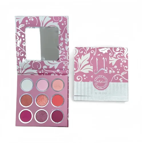 Sombras Para Ojos Paleta 9 Colores Rosa Ciruela Maquillaje