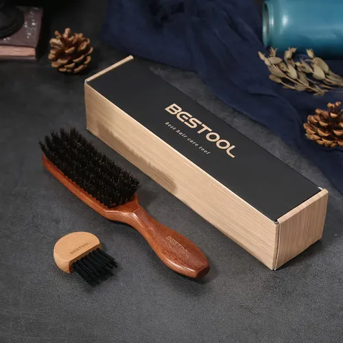 Cepillo Para Cabello Bestool Con Cerdas De Jabalí Para Mujer