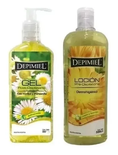 Kit Pre Y Post Depilacion Depimiel Locion Y Gel Refrescante