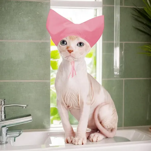 Gorro De Baño For Perros, Gorro De Baño Ajustable For Gatos