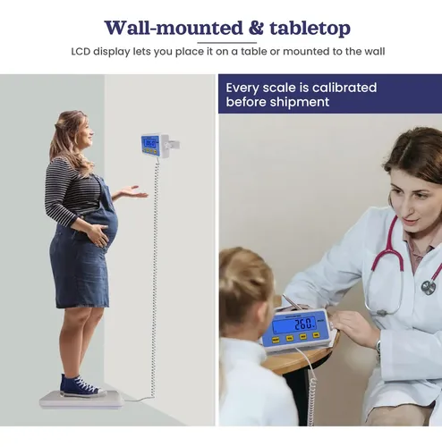 Báscula Médica Scalebelly Professional De 200 Kg Con Disp Re