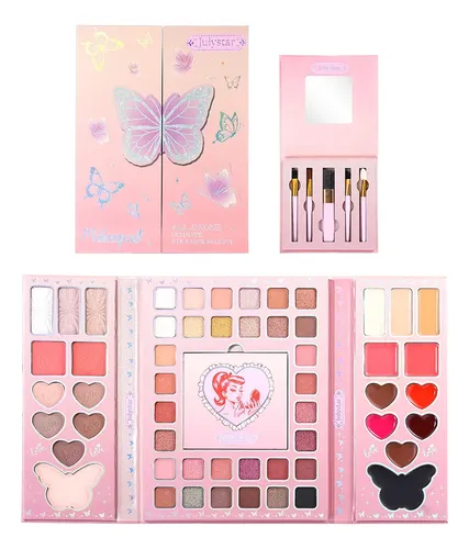 Paleta De Maquillaje 54 Colores, Sombras, Rubor E Iluminador