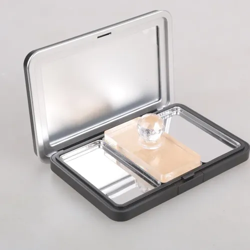 (6 #mold) Paleta De Maquillaje Recargable Con Espejo, Prácti