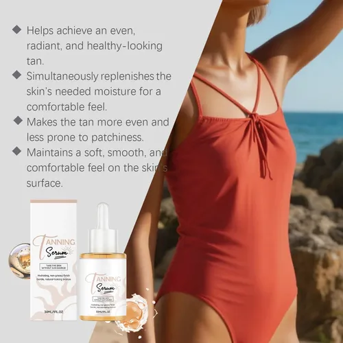 Self Tanner Face Tanning Serum Buildable Sunless Bronze