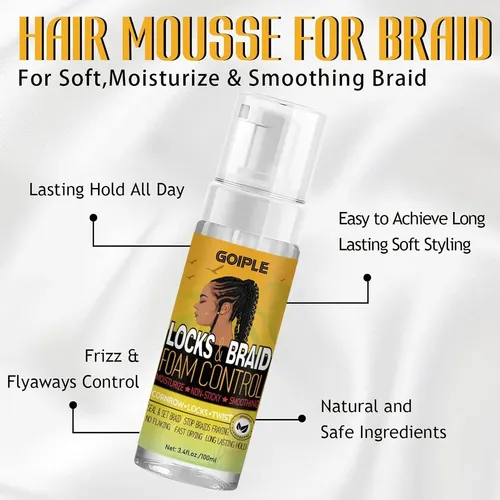 Kit De Productos Para Trenzas Y Locs Goiple