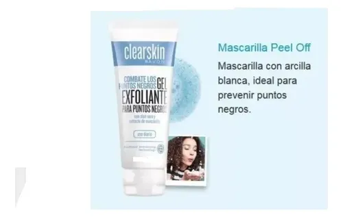 Clearskin Gel Exfoliante Puntos Negros Jabon Negro Carbon Av