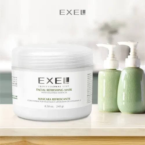Mascara Exel Refrescante Extractos Vegetales Corporal 250grs Tipo de piel Todo tipo