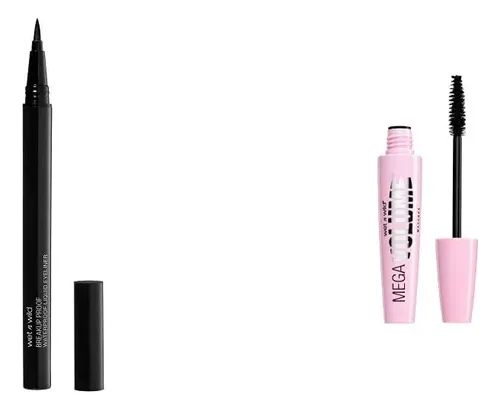 Delineador Líquido Y Máscara Wet N Wild Mega Last (negro)