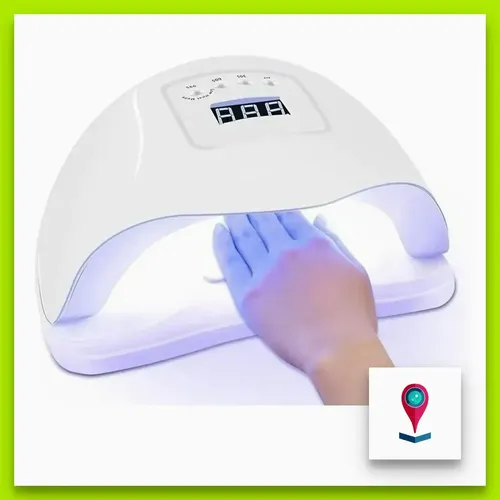 Cabina Secado Uv Led Uñas Esculpidas Semipermanentes Daikon Color Blanco