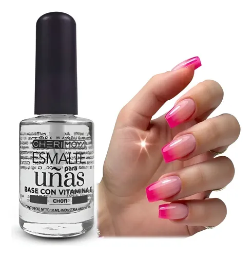 Esmalte Base Para Uñas Con Vitamina E Cherimoya 10 Ml Oferta