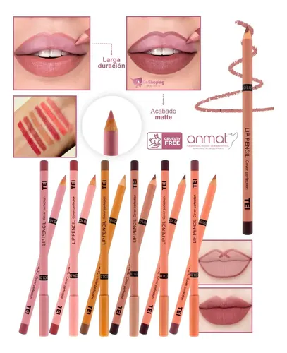 Delineador De Labios Tei Cosmética Color Rosa – Tono 2