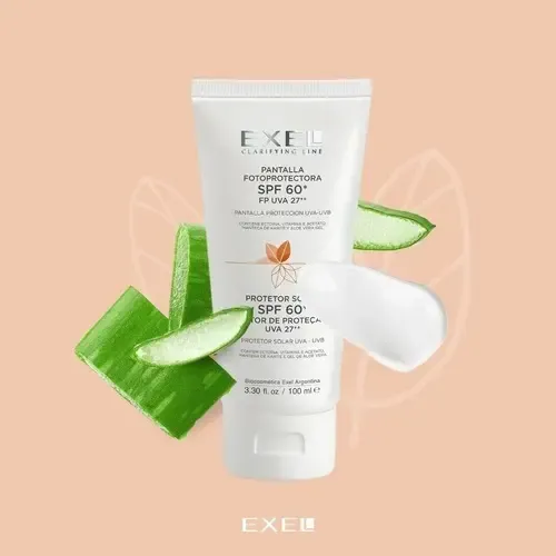 Pantalla Solar Fotoprotectora Spf 60 Exel 100ml Antimanchas.