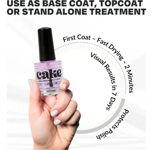 Cake Power Boost Endurecedor De Uñas Clear 1.5 Oz