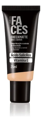 Faces Checkmatte Base Liquida Con Acido Salicilico Y Vit E