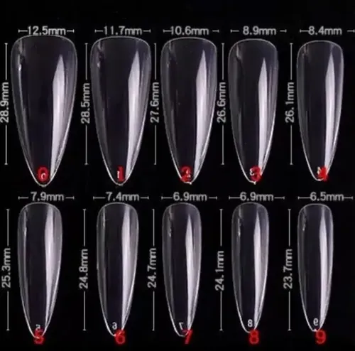 Tips Para Soft Gel Y Press On Nails Paris Night X100u Premiu