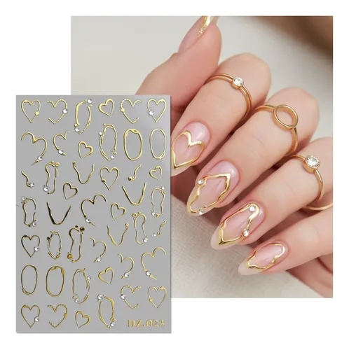 Stickers Para Uñas 5d X14 Hojas Nail Art