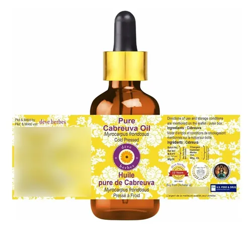 Aceite Natural De Hierbas Cabreuva Myrocarpus Frondosus