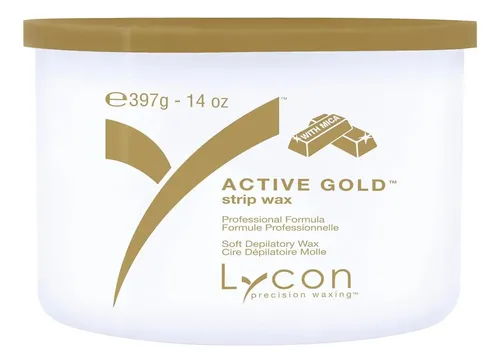 Cera Depilatoria Active Gold Lycon 400 Ml Para Uso