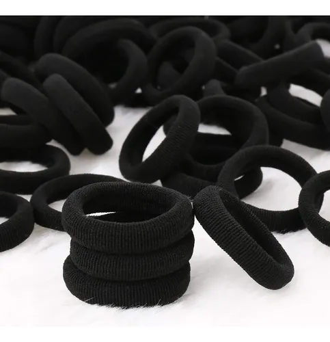 Cintas Para El Pelo Ninetong Negras Para Niñas De 2,5 Cm De